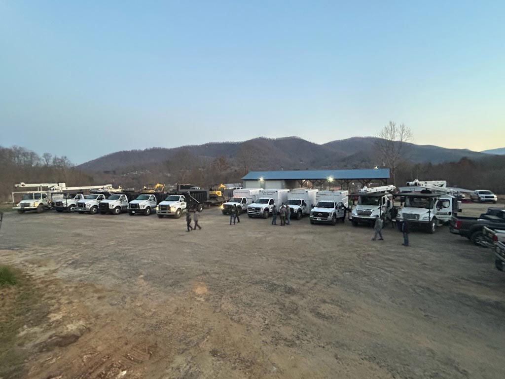 Tree service trucks